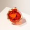 Small Red Hand-Crafted Murano Vase attributed to Flavio Poli, Italy, 1970s, Image 3