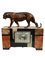 French Art Deco Panther Table Clock, 1920 3