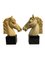 Marble Horse Head Bookends, 1920, Set of 2 3