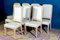 Italian White Decapé Wood Chairs, 1970s, Set of 8, Image 7