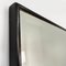 Italian Modern Rectangular Mirror with Black Wooden Frame, 1990s 4