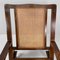 Antique Italian Wood and Vienna Straw Armchair, Early 1900s 9