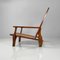 Antique Italian Wood and Vienna Straw Armchair, Early 1900s 3