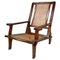 Antique Italian Wood and Vienna Straw Armchair, Early 1900s 1