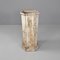 Antique Italian Wooden Column or Pedestal with Octagonal Base, Early 1900s 2