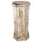 Antique Italian Wooden Column or Pedestal with Octagonal Base, Early 1900s, Image 1