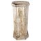 Colonna o piedistallo antico in legno a base ottagonale, Italia, inizio 900, Immagine 1