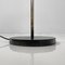 Lámpara de pie Mid-Century moderna de acero con base redonda negra, Italia, años 50, Imagen 15