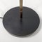Mid-Century Modern Steel Floor Lamp with Black Round Base, Italy, 1950s, Image 14