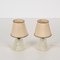 Murano Rostrato Glass and Brass Table Lamps by Barovier, Italy, 1950s, Set of 2 5