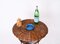 Tavolino da caffè rotondo in vimini, vimini e ferro di Mathieu Matégot, Francia, anni '60, Immagine 13