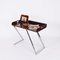 Console or Desk in Chrome and Brown Acrylic Glass by Romeo Rega, Italy, 1970s, Image 19