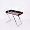 Console ou Bureau en Chrome et Verre Acrylique Marron par Romeo Rega, Italie, 1970s 8