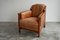 Art Deco Armchair in Oak and Cognac Leather from Schuitema, 1990s 9