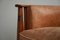 Art Deco Armchair in Oak and Cognac Leather from Schuitema, 1990s 8