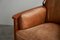 Art Deco Armchair in Oak and Cognac Leather from Schuitema, 1990s 4