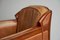 Art Deco Armchair in Oak and Cognac Leather from Schuitema, 1990s, Image 6
