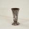 Art Deco Vase in Patinated an Rusted Metal, 1930s, Image 3