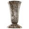Art Deco Vase in Patinated an Rusted Metal, 1930s, Image 1