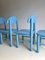 Chaises en Pin Bleu par Rainer Daumiller, Set de 4 3