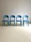 Blaue Kiefernholz Stühle von Rainer Daumiller, 4 . Set 1