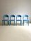 Chaises en Pin Bleu par Rainer Daumiller, Set de 4 1