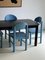 Blaue Kiefernholz Stühle von Rainer Daumiller, 4 . Set 4