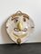 French Ceramic Face Wall Hanging, Image 1