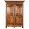 Large 18th Century French Carved Walnut Armoire, Image 1