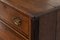 Large English George III Oak Inlaid Dresser Base, 1790s, Image 14