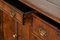 Large English George III Oak Inlaid Dresser Base, 1790s, Image 17