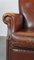 Sheep Leather Armchair with Decorative Nails 9