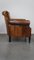 Fauteuil Vintage en Cuir de Mouton 4