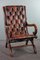 English Cowhide Chesterfield Armchair 1