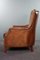 Vintage Sessel mit hoher Rückenlehne aus Schafsleder 6