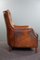 Vintage Sessel mit hoher Rückenlehne aus Schafsleder 4