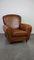 Art Deco Sheep Leather Armchair, Image 1