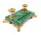 Antique French Malachite Inkwell Desk, Set of 3 8