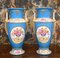 Painted Floral Urn Vases in Sevres Porcelain, Set of 2, Image 1