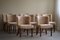 Danish Modern Dining Chairs in Oak and Lambswool by Kaj Gottlob, 1950s, Set of 6 19
