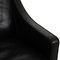 Modell 2207 Sessel aus schwarzem Leder von Børge Mogensen, 2000er 8