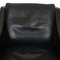 Modell 2207 Sessel aus schwarzem Leder von Børge Mogensen, 2000er 9