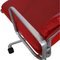 Silla de oficina Ea-217 de cuero rojo de Charles Eames, Imagen 10