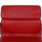 Chaise de Bureau Ea-217 en Cuir Rouge par Charles Eames 5