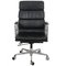 Ea-219 Office Chair in Black Leather by Charles Eames, 1980s, Image 1