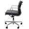 Ea-217 Office Chair in Dark Brown Leather by Charles Eames 5