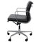Ea-217 Office Chair in Dark Brown Leather by Charles Eames, Image 5