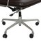 Ea-217 Office Chair in Dark Brown Leather by Charles Eames, Image 14