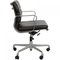 Ea-217 Office Chair in Dark Brown Leather by Charles Eames, Image 2
