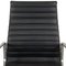 Chaise de Bureau Ea-119 en Cuir Noir par Charles Eames, 1990s 5